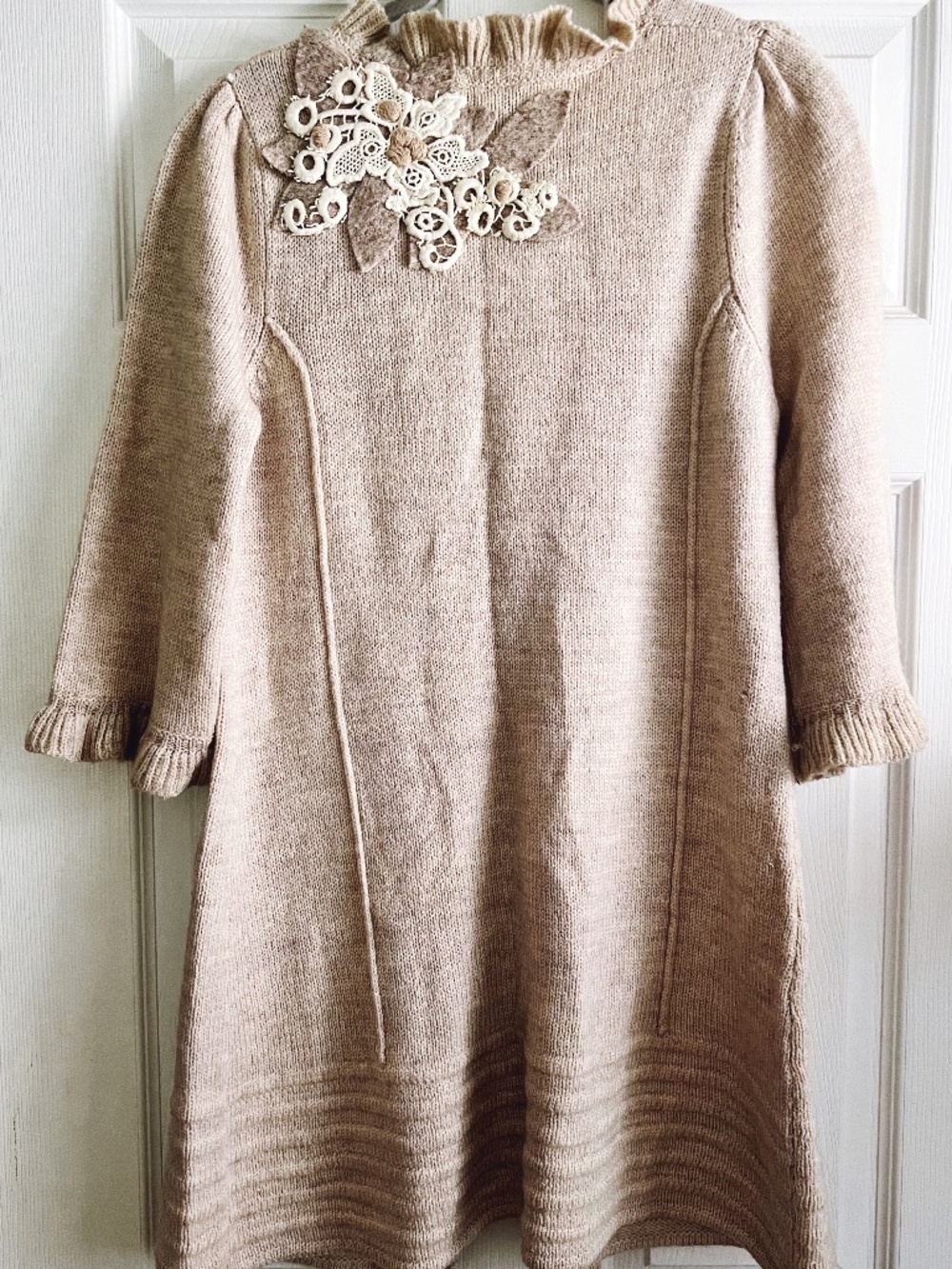GORGEOUS Wool Cardigan | Anthropologie Stunning Embellishments - Picture 3 of 6